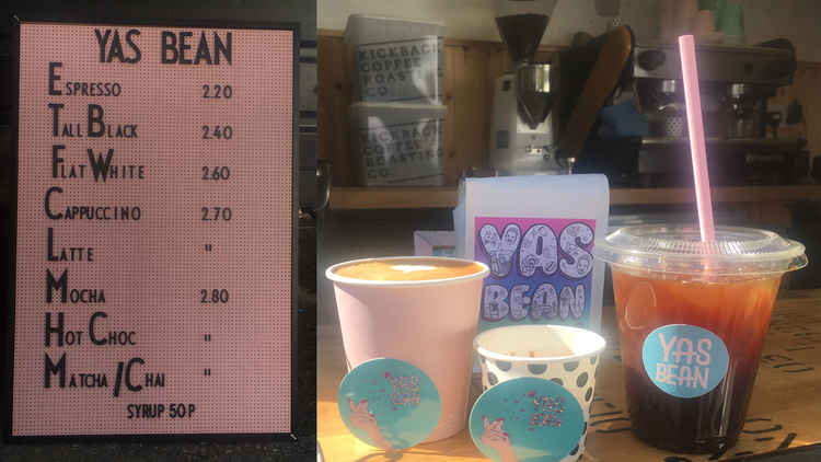 The Cheshire coffee company was only started in mid-November during the second lockdown - but has been off to a flying start, while complying with COVID-19 restrictions. (Credit - @yasssbean)