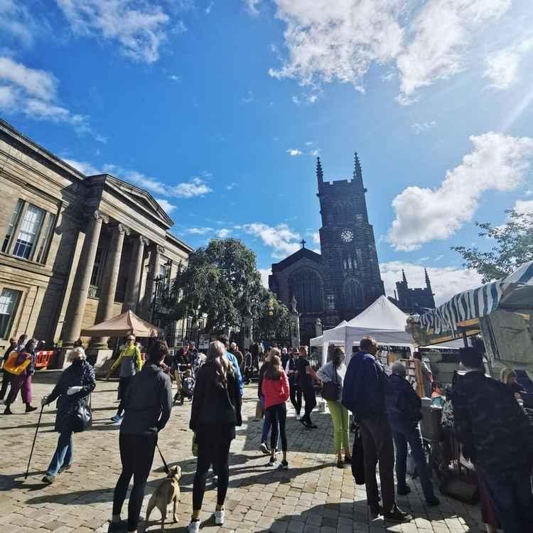 The last Treacle Market held during the pandemic was in December 2020, with just 25 vendors. (Credit - Jane Munro)