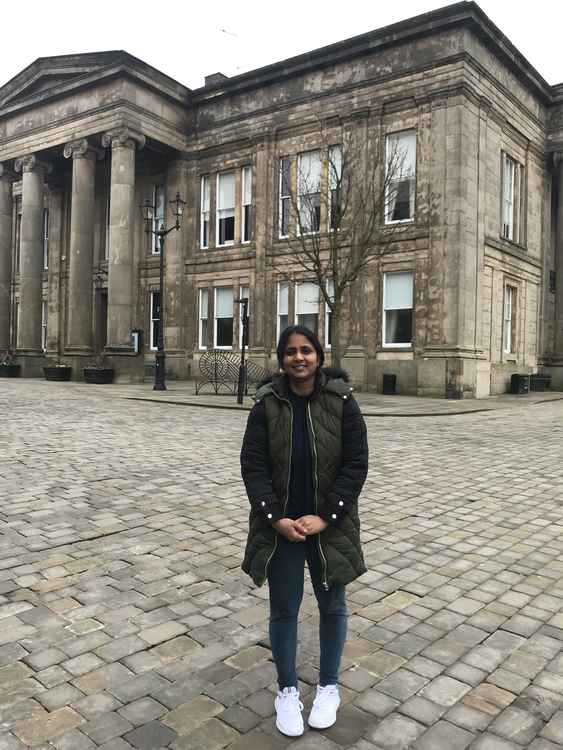 Abhishika enjoys the company of the people of Macclesfield, and says they feel like "family" to her.