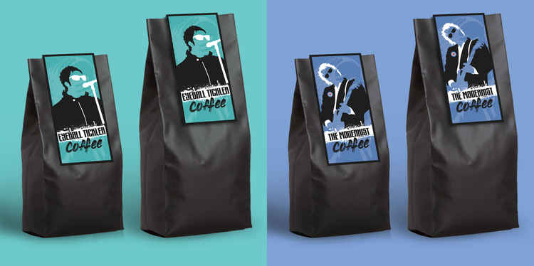 The Oasis and Paul Weller inspired coffee products. The small Macc business has only been going for for under eight months.