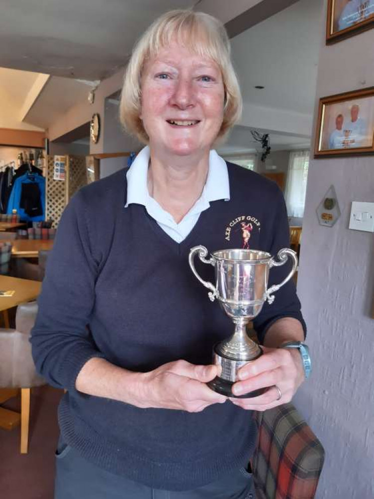 Anne Jarvis pictured with her trophy