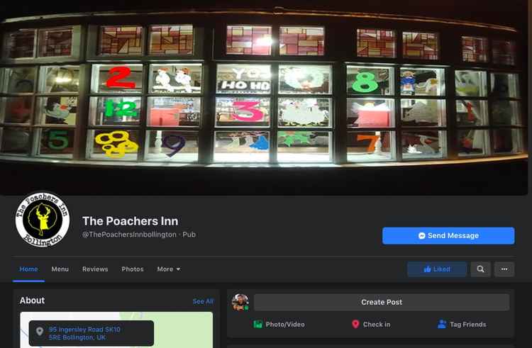Helen is the owner of the Bolly pub The Poachers Inn. They have over 1,600 followers on Facebook @ThePoachersInnbollington, where you can find more about her campaign.