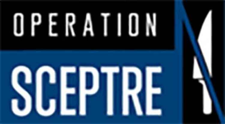 Operation Sceptre has reduced the amount of deadly weapons in our town.