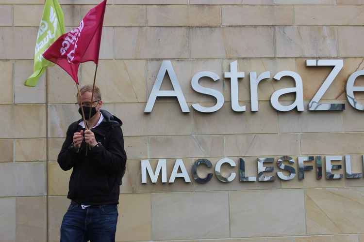 Nick Dearden was one of the main voices behind the protest, and wants Boris Johnson to get AstraZeneca to waiver their vaccine patent to help vaccinate everyone on Planet Earth.