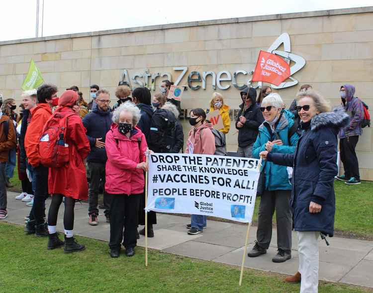 There was a significant police and security presence at the Macclesfield site, but no physical force was used to prevent protestors from going onto the Macclesfield site. Demonstrators did not enter any buildings.