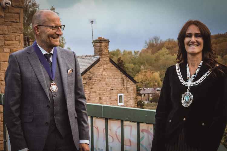 All smiles for new Deputy Mayor Cllr Stewart (left) and new Mayor Cllr Maitland (right). Photographer Lauren Stout (@littlelens_photography88) took photos of Mayor Making Ceremony.