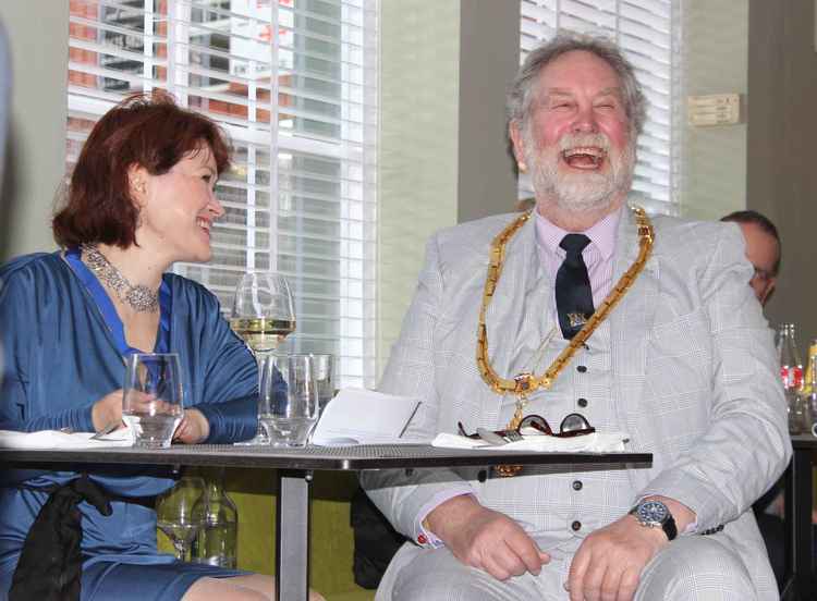 David and Natalia - Macclesfield's new Mayor and Mayoress - visited for their 20th wedding anniversary. China is traditionally the 20th wedding anniversary gift, so it was appropriate they enjoyed some fine dining.