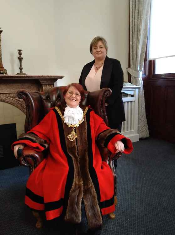 The outgoing Mayor also thanked her wife and former Mayoress Stella for her support. (Credit - Harriet Worrell)