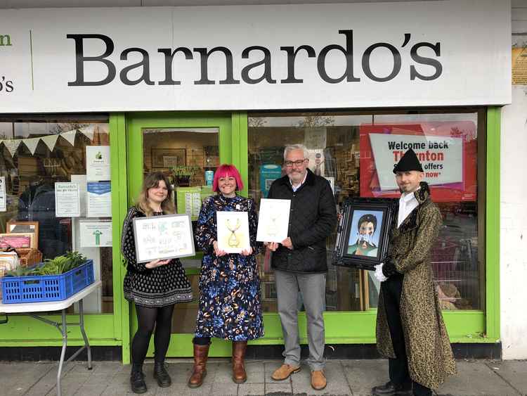Over 21 artists have currently donated to the new charity art gallery. Barnado's are a British children's charity which have two stores in Macc.