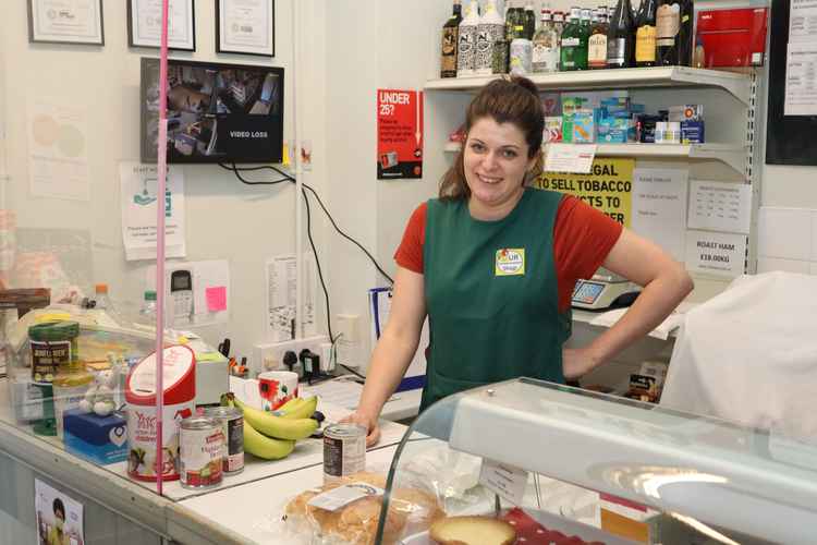 Volunteer Molly Ross (28), joined Gawsworth Shop after being furloughed by her employer. Despite since returning to full-time work, she still volunteers at the shop because she enjoys contributing to the community. (Credit - Gawsworth Hub