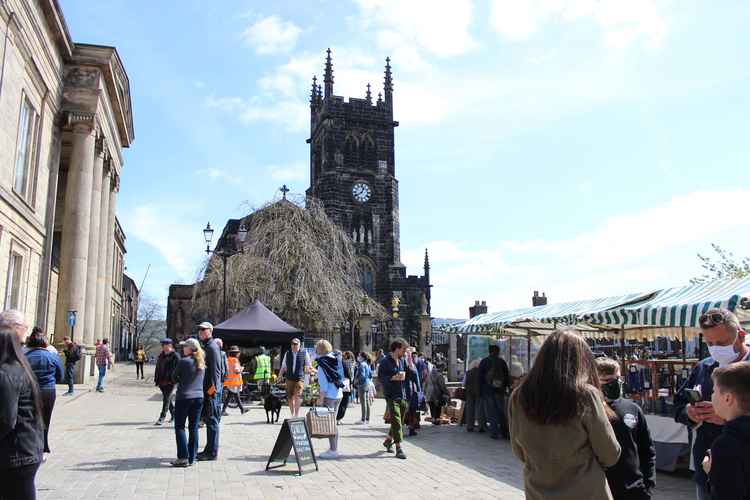 Shoppers in Macclesfield: All Maxonians are urged to continue to keep "wearing a mask indoors, washing our hands, and keeping two metres apart".