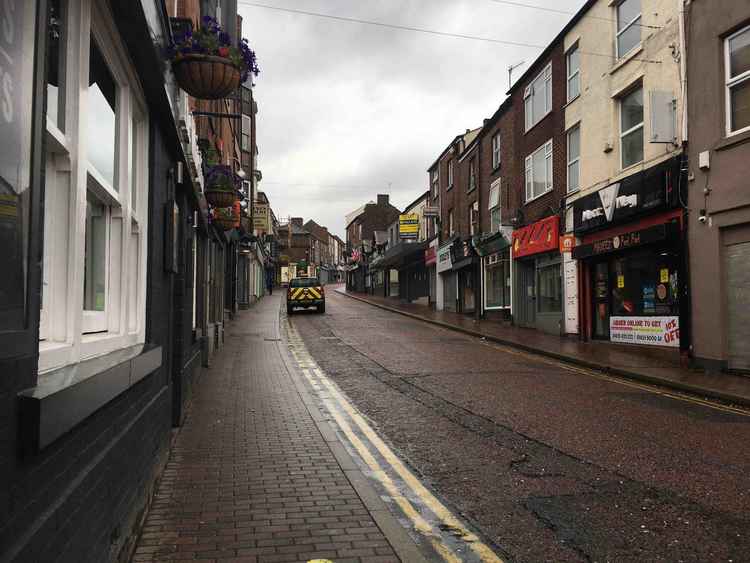 An overcast-looking Mill Street in Macc. Whether it is sprucing up our high street, or your fears about the local economy, Macclesfield Nub Voice is an anonymous way to share your thoughts about our town.