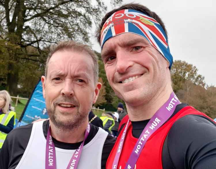 Cheshire Cheese Company owner Simon Spurrel (left), who has had a huge media presence in 2021, is teaming up again with Macclesfield personal trainer Matthew Rigby (right). (Image - Matt Rigby PT)