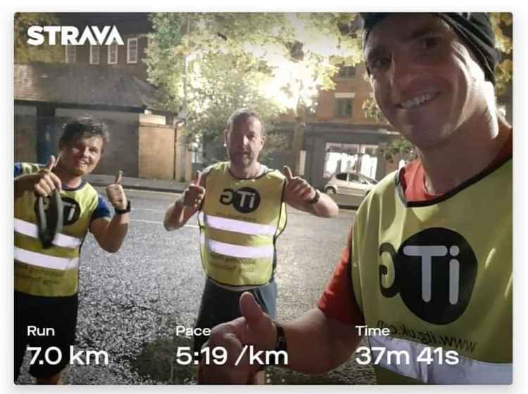 The race-at-your-own-pace event invites Macclesfield to take whatever route they want, but to record their charity 10k route on a running application like Strava (pictured). (Image - Matt Rigby PT)