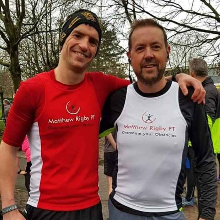 Matt and Simon have previously conducted 'The Cheshire Cheese 10k' and 'The Chilli Banana 10k', which were also done virtually. (Image - Matt Rigby PT)