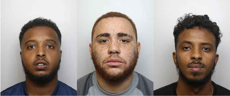Ammin Hassan, Jamal Conteh and Zakaria Ahmed were three members of the Class A county lines drug gang jailed.