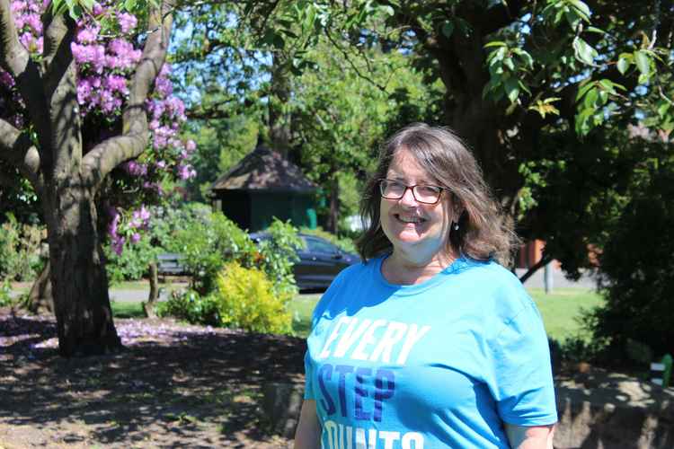 Ruth's charity One Million Steps Challenge will start on July 1, and she hopes to finish by September 30.