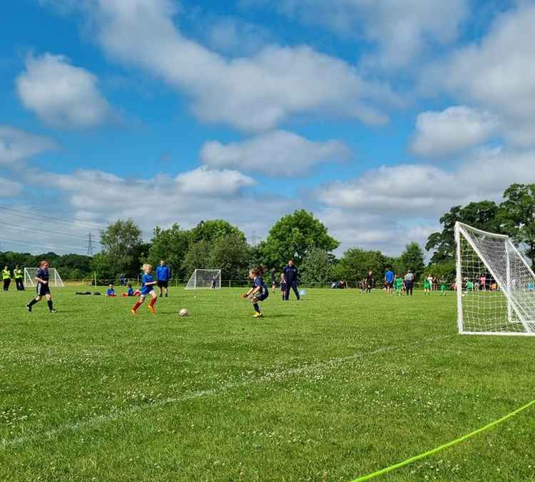 The 5v5 tournament kicked-off with teams from under 7's to U10's - with both girls and boys sections of the festival. Then U10's to U18's played from 2:30pm.