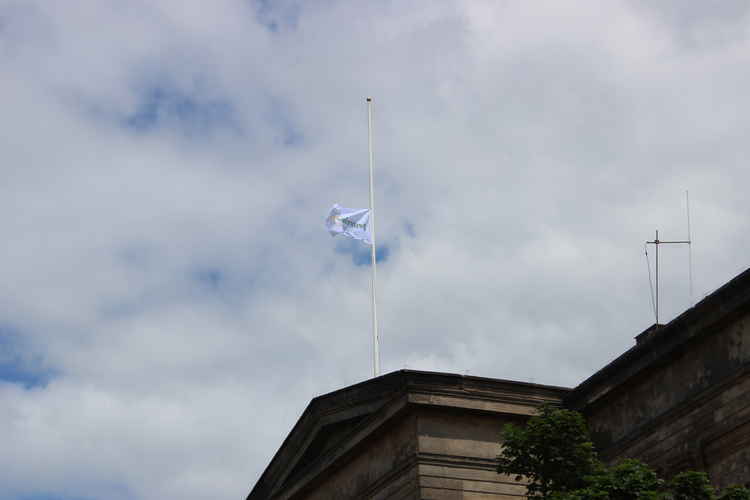 The last time the flag was lowered at Macclesfield Town Hall, was for the death of Prince Phillip in April.