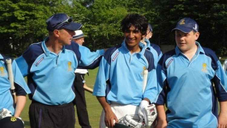 The capped cricketer pictured in his playing days with Macc, in the mid-2010s. (Image - Macclesfield Cricket Club)