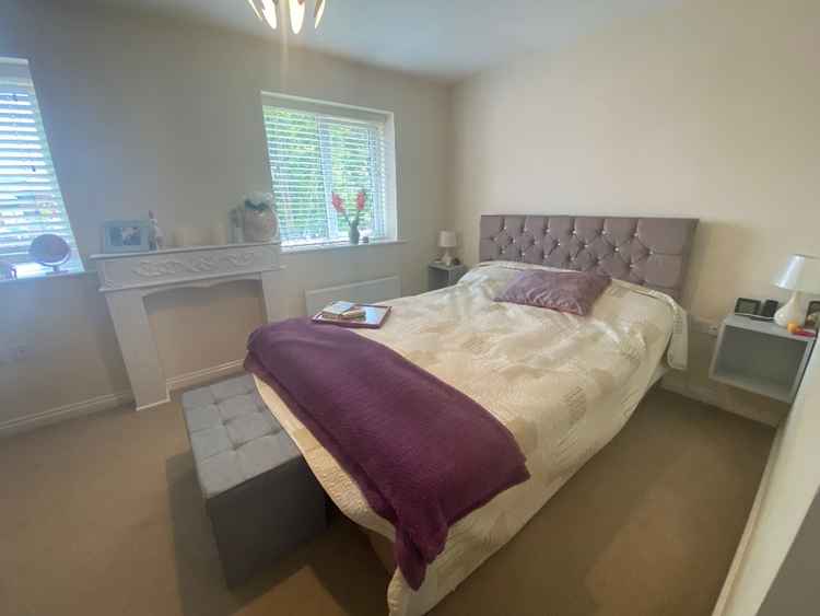 The bedroom is one of four at this Macclesfield house, which was constructed by Elan Homes three years ago.
