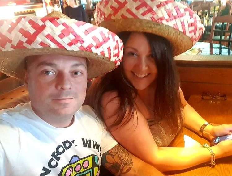 Martin pictured with his partner Michelle. Every day ten people are added to the transplant list, which Martin has been on for almost three years.