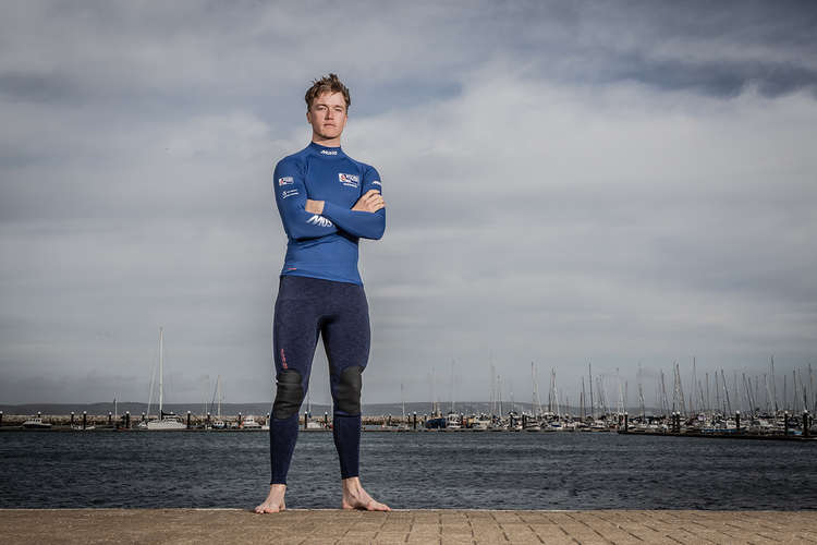 Macc sailor Hanson first took to the waters in Anglesey as a sir year old, 20 years later he may bag a medal in Tokyo for Team GB. (Image - British Sailing Team)