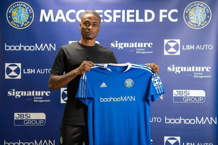Footballer Rodney Ajayi is a midfielder, who is also comfortable playing as a central defender. (Image - Macclesfield FC)