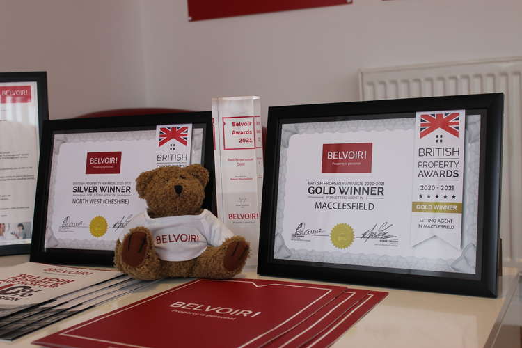 Belvoir Macclesfield recently won a Gold Award for the Best Letting Agency in Macclesfield.