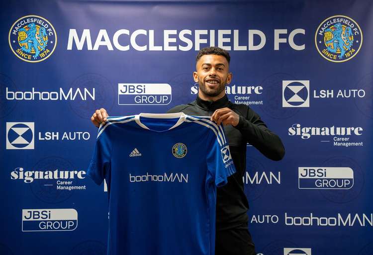 Aaron is the fourteenth Englishman to be confirmed for Macclesfield's squad, which currently consists of 20 players. (Image - Macclesfield FC)