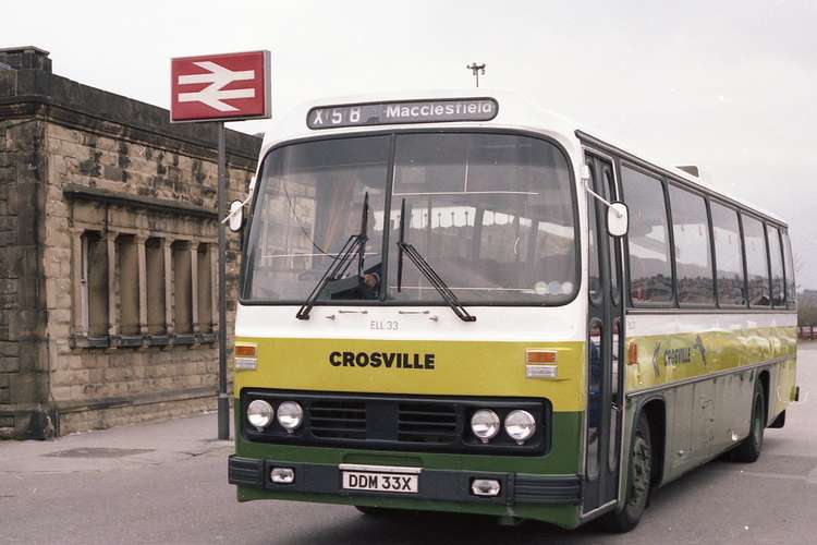 This 1980s Crosville is pictured outside Buxton train station, and is heading for Macclesfield. The route is still in place today, with the number 60 bus by Bowers. (Image - Museum of Transport, Greater Manchester/@motgm)