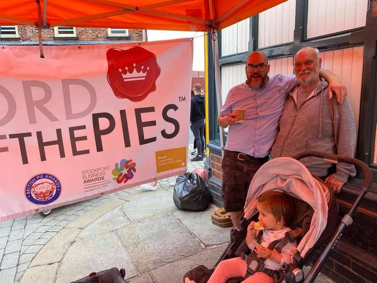 'Pie Lord' Oliver cannot work as he receives life-saving treatment at The Christie, but he can help share the message of his campaign.  (Image - Lord of the Pies / @LordofthePiesGB)