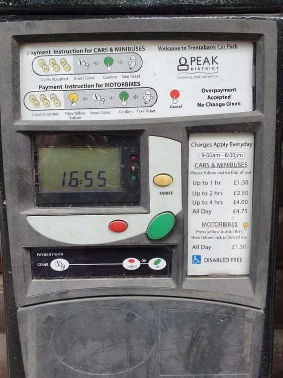 There are no plans to install card payment at this Macclesfield carpark in the future.