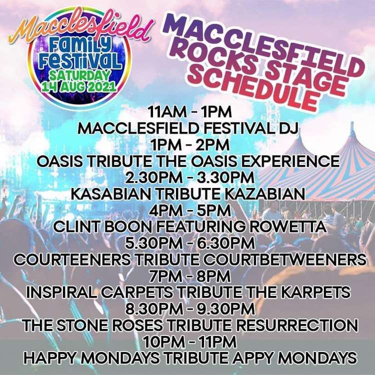 Guests can enjoy over 12 hours of great music, and sunshine fun. (Image - Macclesfield Festival)