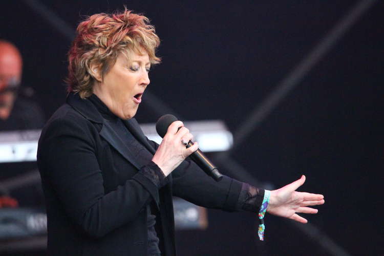 80s icon, Eurovision winner and gay icon Katrina Leskanich performed greatest hits from her career. (Image - Duncan Cowley)