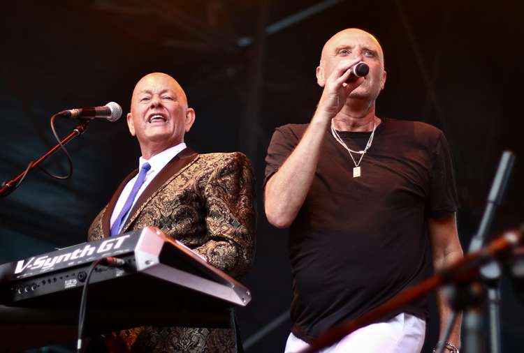 Heaven 17's Glenn Gregory and Martyn Ware. The Sheffield act had 7 UK Top 40 singles. (Image - Duncan Cowley)