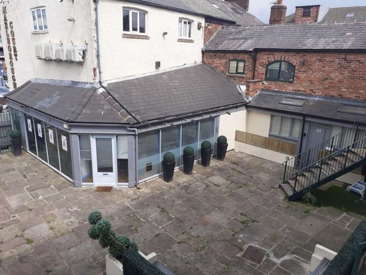 The converted former Mill also has a pleasant communal courtyard, primed for socialising. (Image - Belvoir Macclesfield)