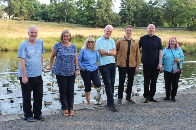 Save Lark Hall Field Community Management Company Ltd. includes the following: (Left to right) Miceál Barden, Judith Barden, Fi Thompson, Hugh Thompson, Emric Snelson, Martin Kearns, Carole Barlow.