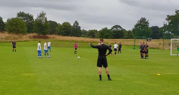 The Macclesfield Sunday League team were honoured to play the once-in-a-lifetime match against the team of ex-pros.