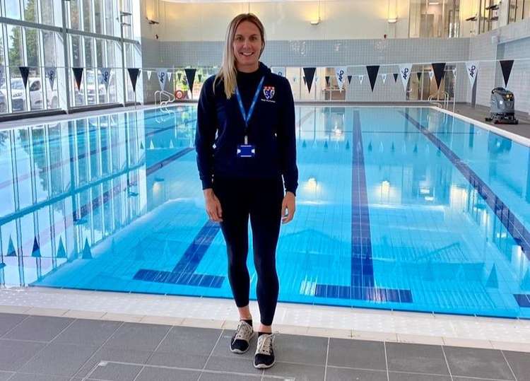 Lauren Jocelyn of King's School Macclesfield. Is your child taught by the Paralympic swimming coach? (Image - King's School Macclesfield)