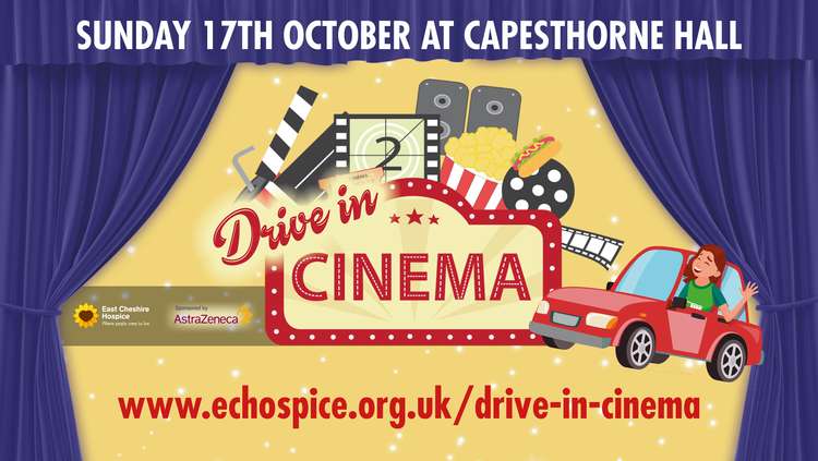 Big Macclesfield employer AstraZeneca are sponsoring the inaugural East Cheshire Hospice Drive-In Cinema.