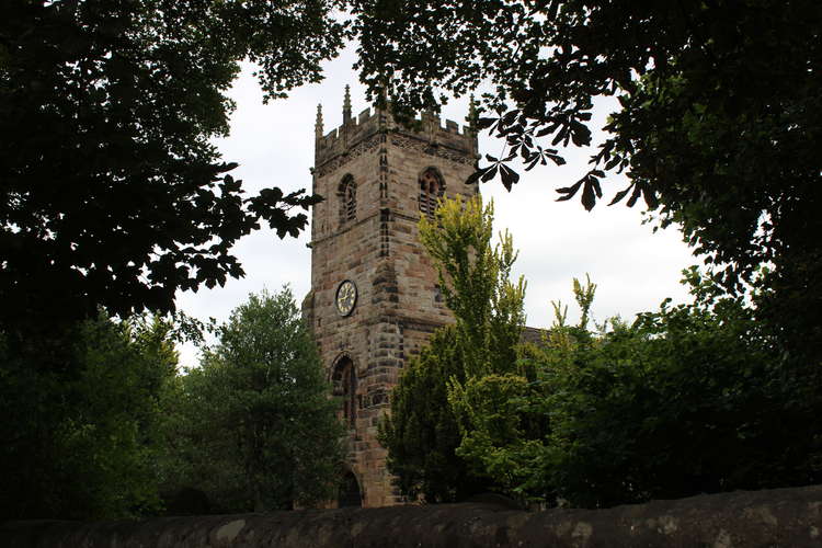 Grade I-listed St Peter's Church in Prestbury. Prestbury and Adlington has the lowest case rate, and highest vaccination rate in Macclesfield.