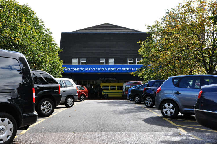 NHS Clinical Commissioning Group are located in New Alderley House (not pictured) in Macclesfield Hospital (pictured).