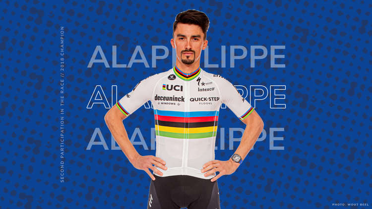 Julian Alaphilippe won the third stage of the Tour of Britain in 2018. (Image - Wout Beel)