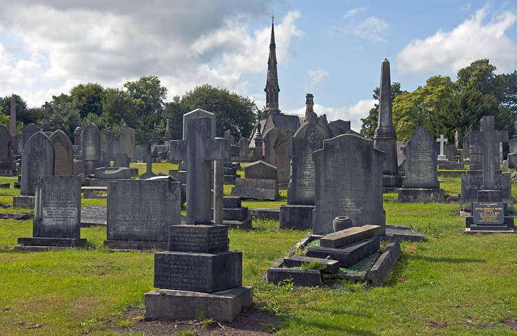 Macclesfield Cemetery on Prestbury Road contains 68 acres of land. It was opened in 1886. (Image - CC Unchanged Daniel Case bit.ly/3tDhyp9)