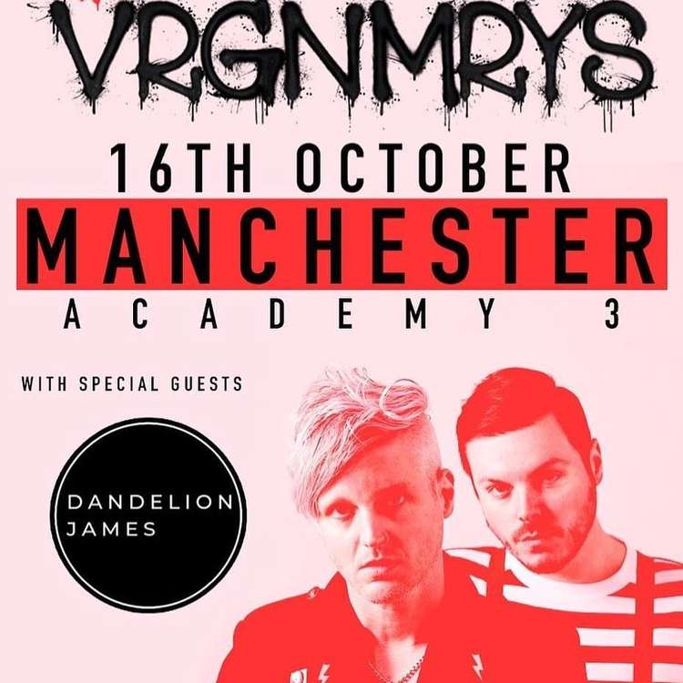 Hometown heroes: The Virginmarys have invited Macclesfield act Dandelion James to join them at their upcoming Manchester gig.