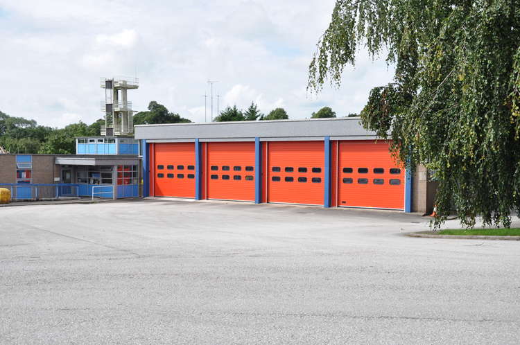 Macclesfield Fire Station on Chester Road.