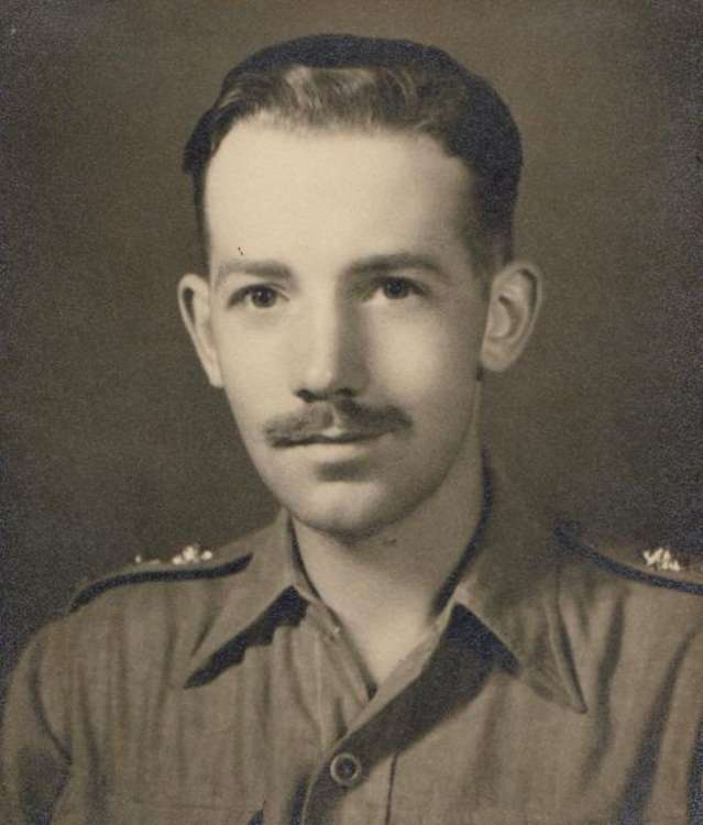 Captain Sir Tom Moore in his Second World War days. Image: British Army Public Domain.