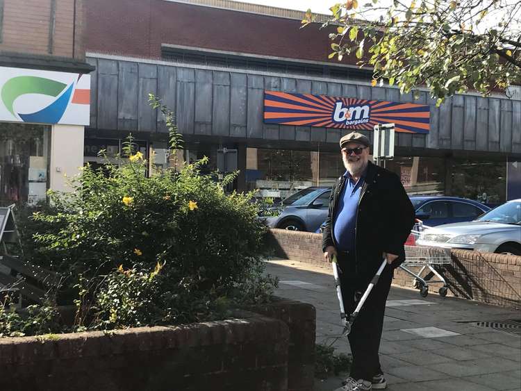 Macclesfield Tytherington Councillor and Mayor of Macclesfield David Edwardes gets his hedge trimmer out.