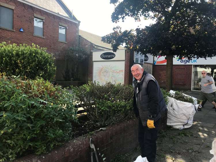 Volunteer Gordon is chuffed with the results.